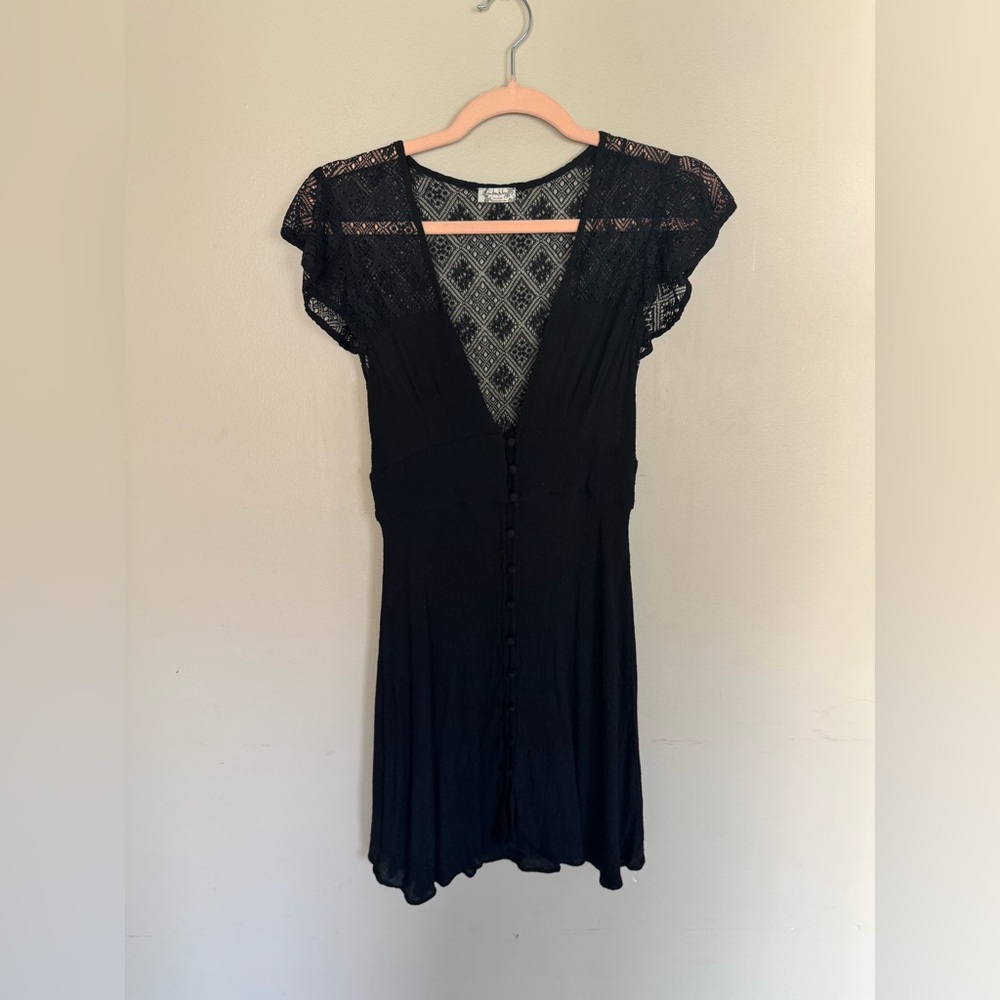 Free People | Intimately FP Carolina Mini Dress Black | XS - Picture 6 of 11